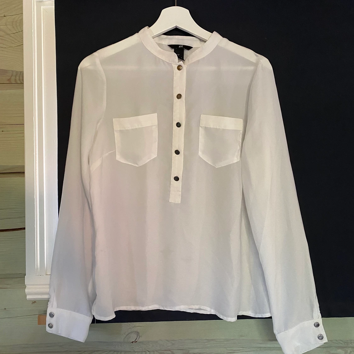 Vit skjorta h&m strl S - 90