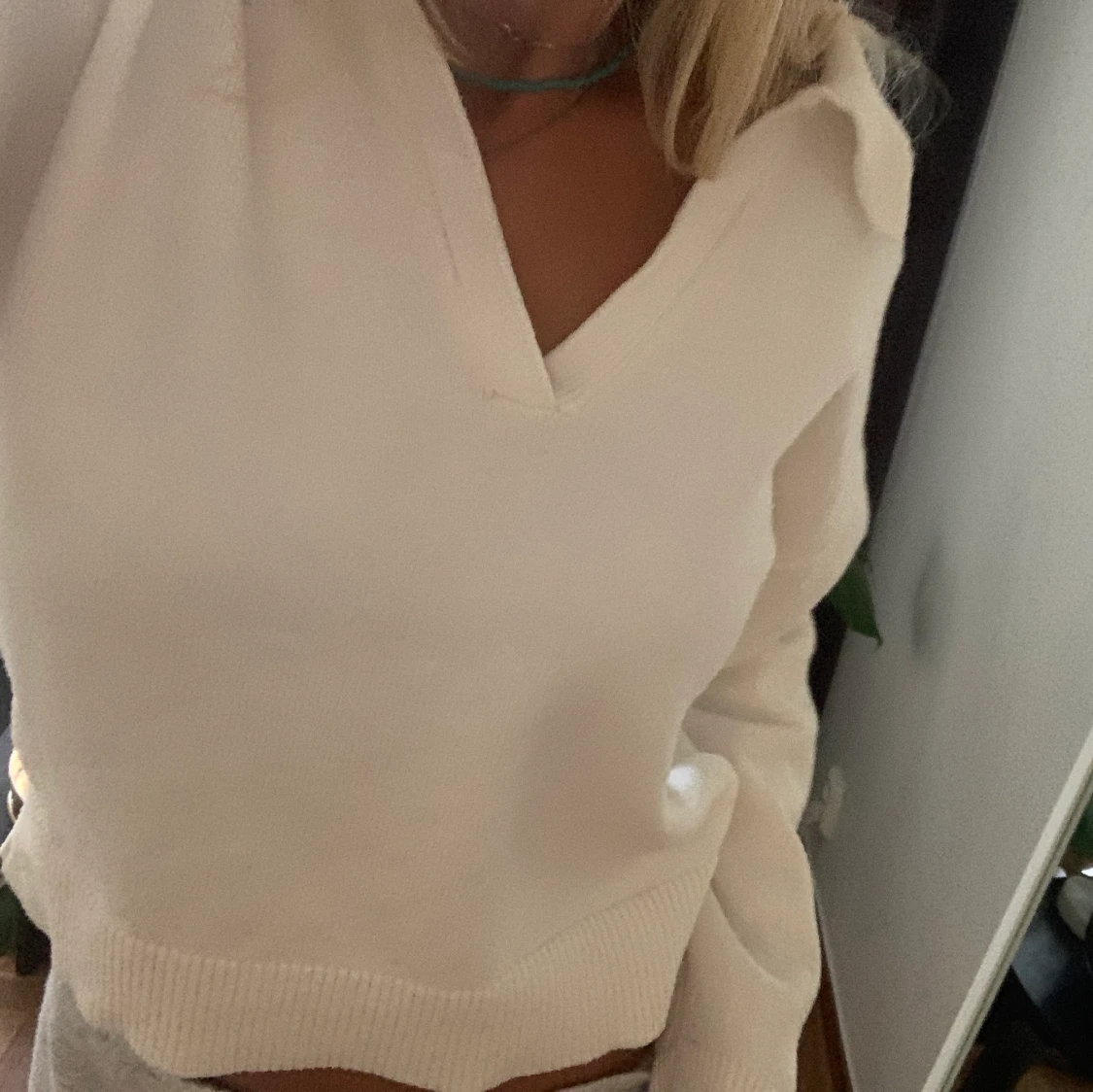 Vit tröja strl S - 91