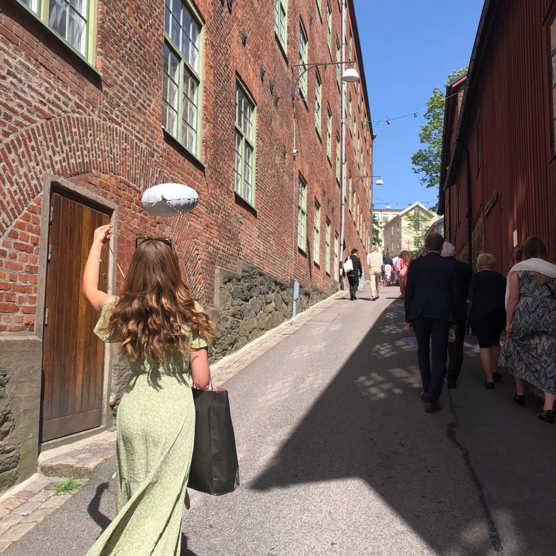 Grön Långklänning från &otherstories