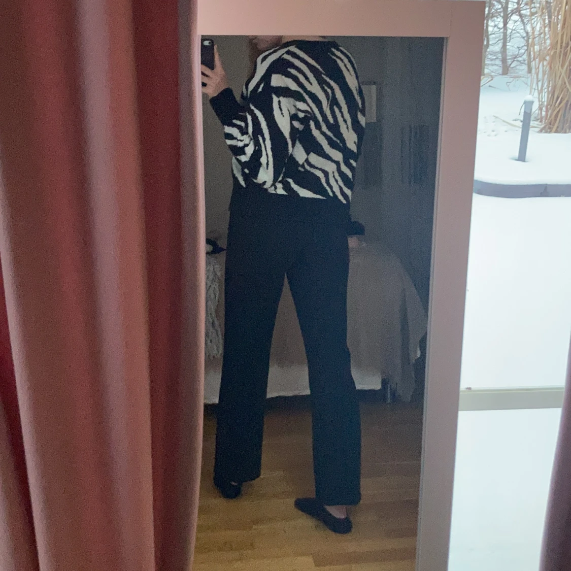 Zebramönstrad tröja  - 90