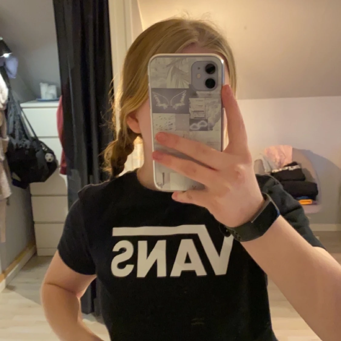 Svart Vans tshirt strl xsmall