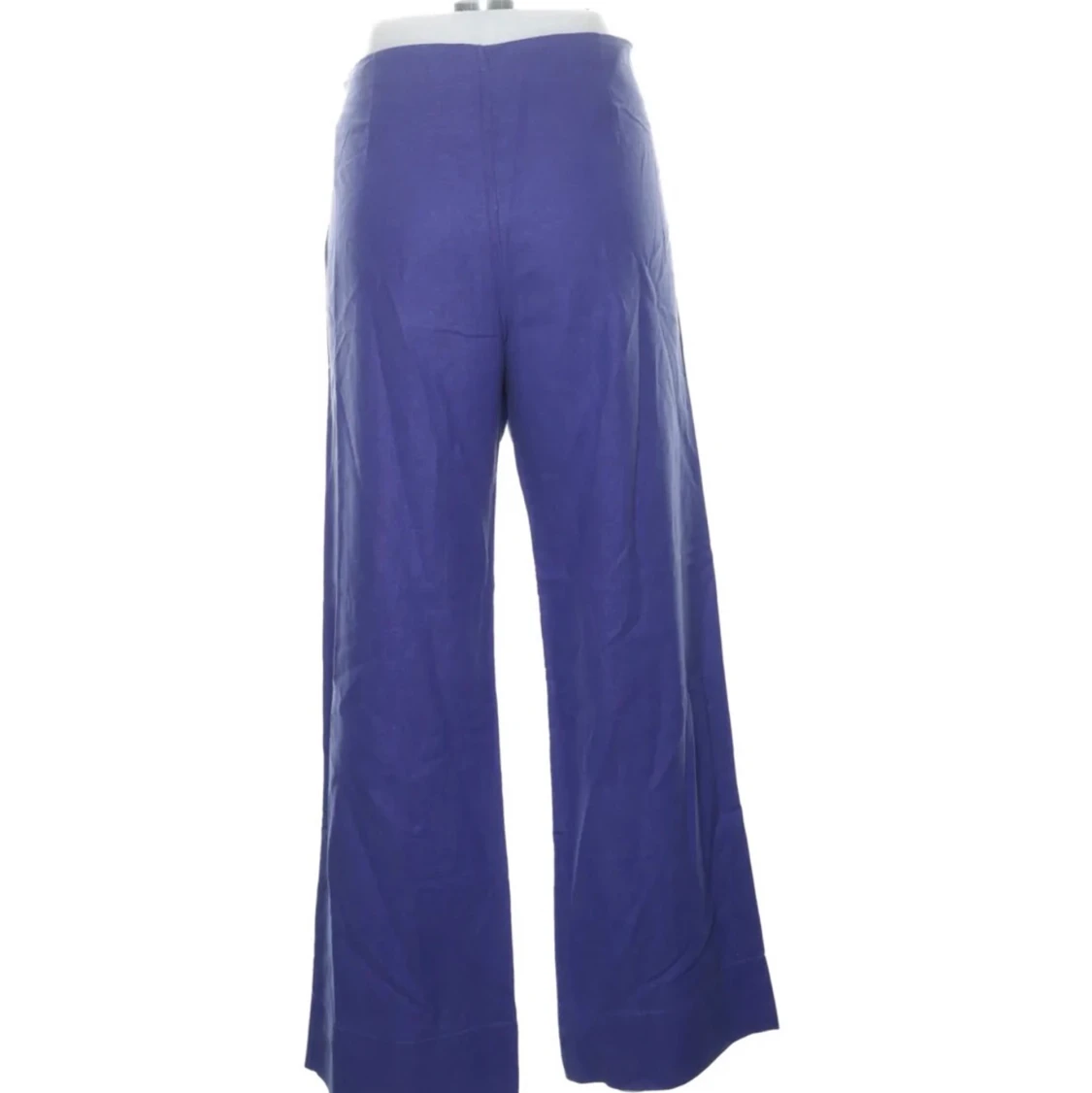 Blåa linnebyxor - 90