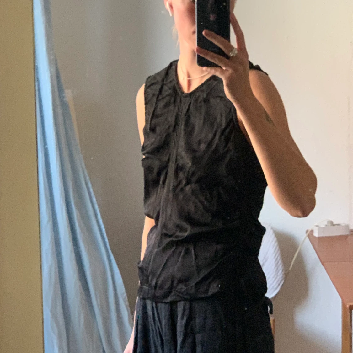 Arket silk top size 38