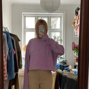 Purple cropped acne studio sweatshirt in M🔮