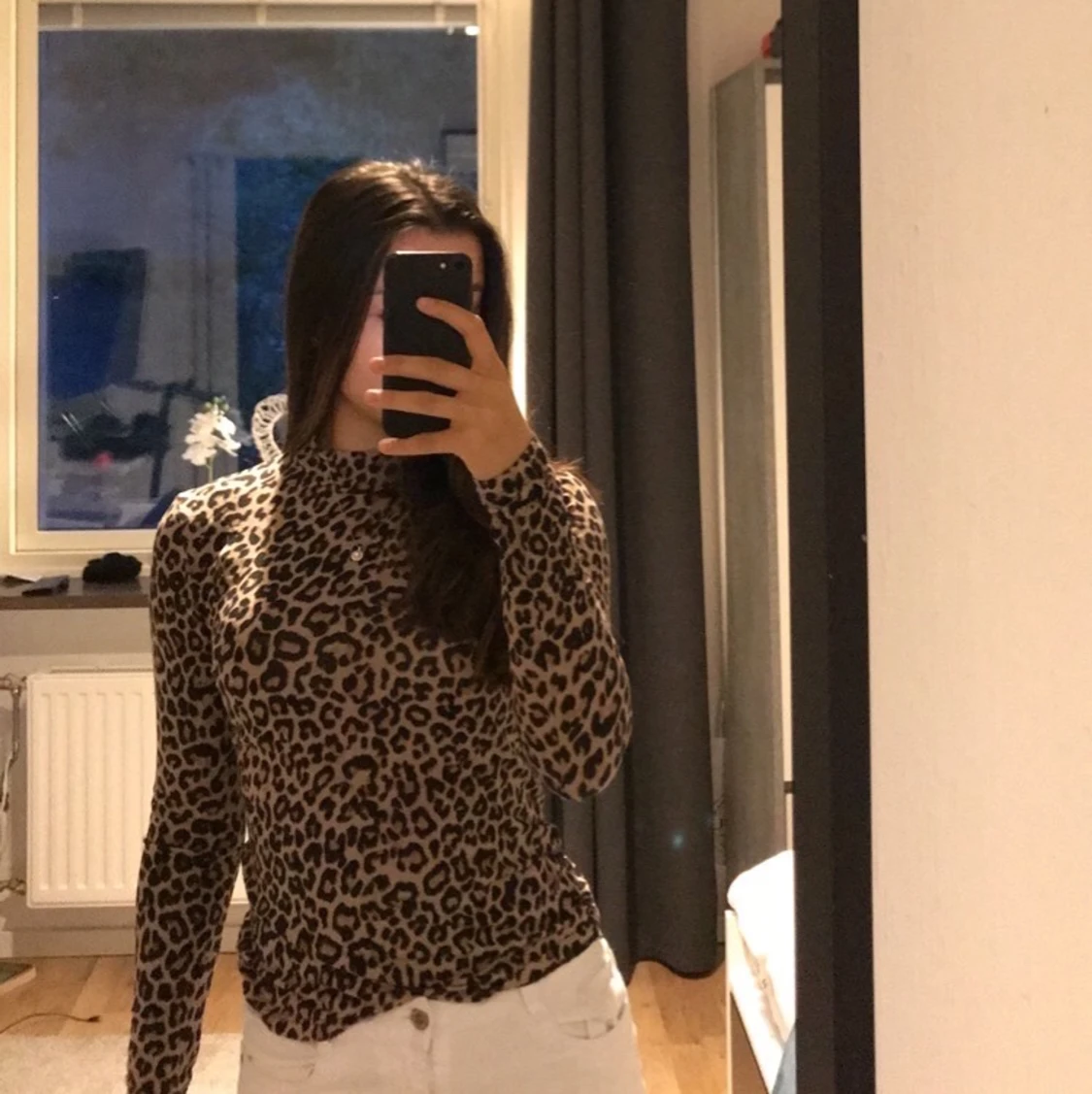 Leopard mönstrad tröja  - 91