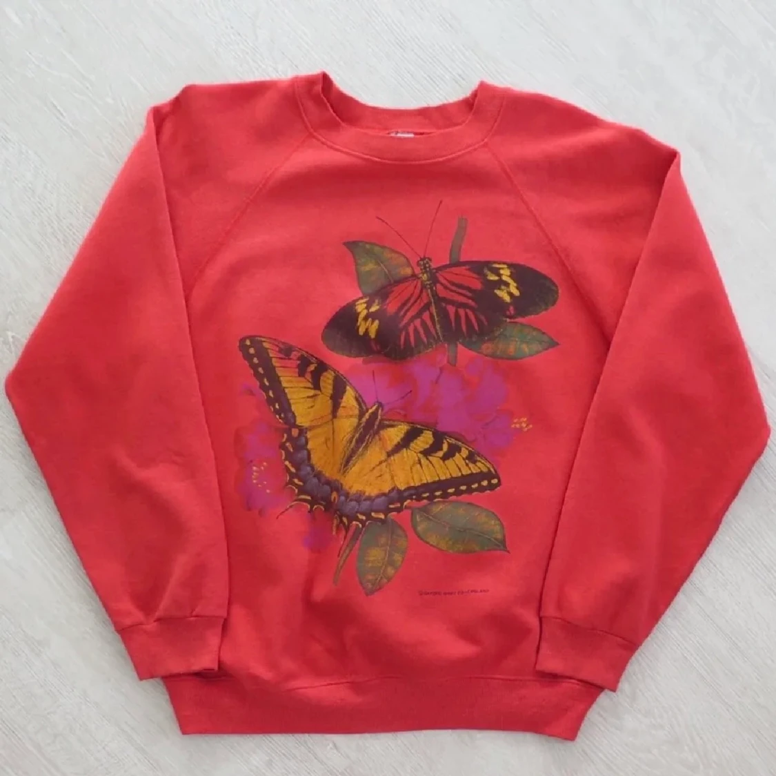 Röd vintage sweatshirt