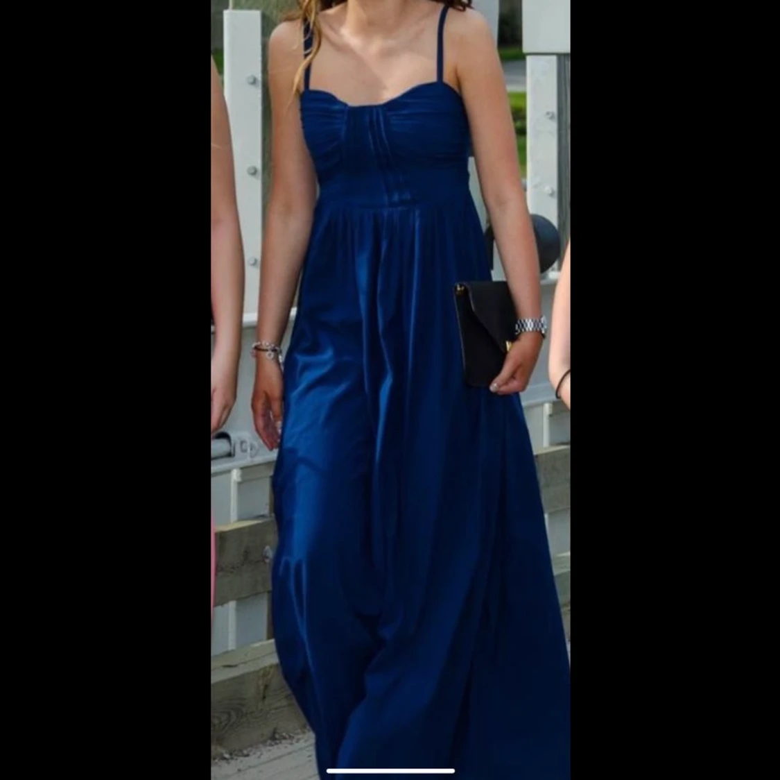 Marinblå balklänning  - 90