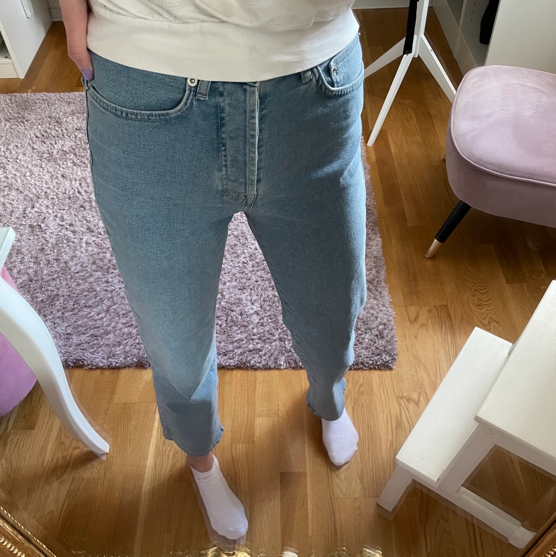 Ljusblåa jeans - 91