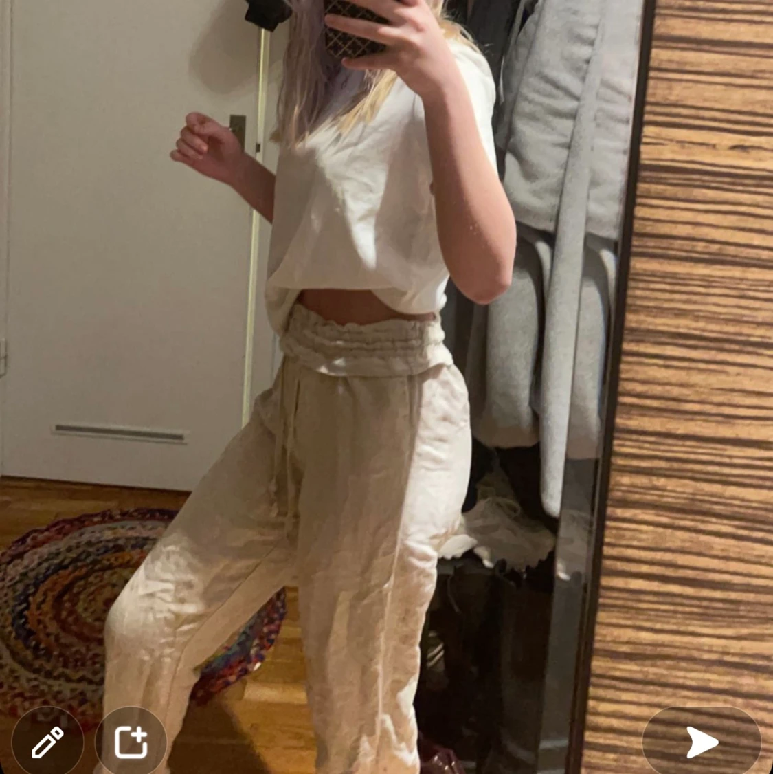 Fina linnebyxor - 90