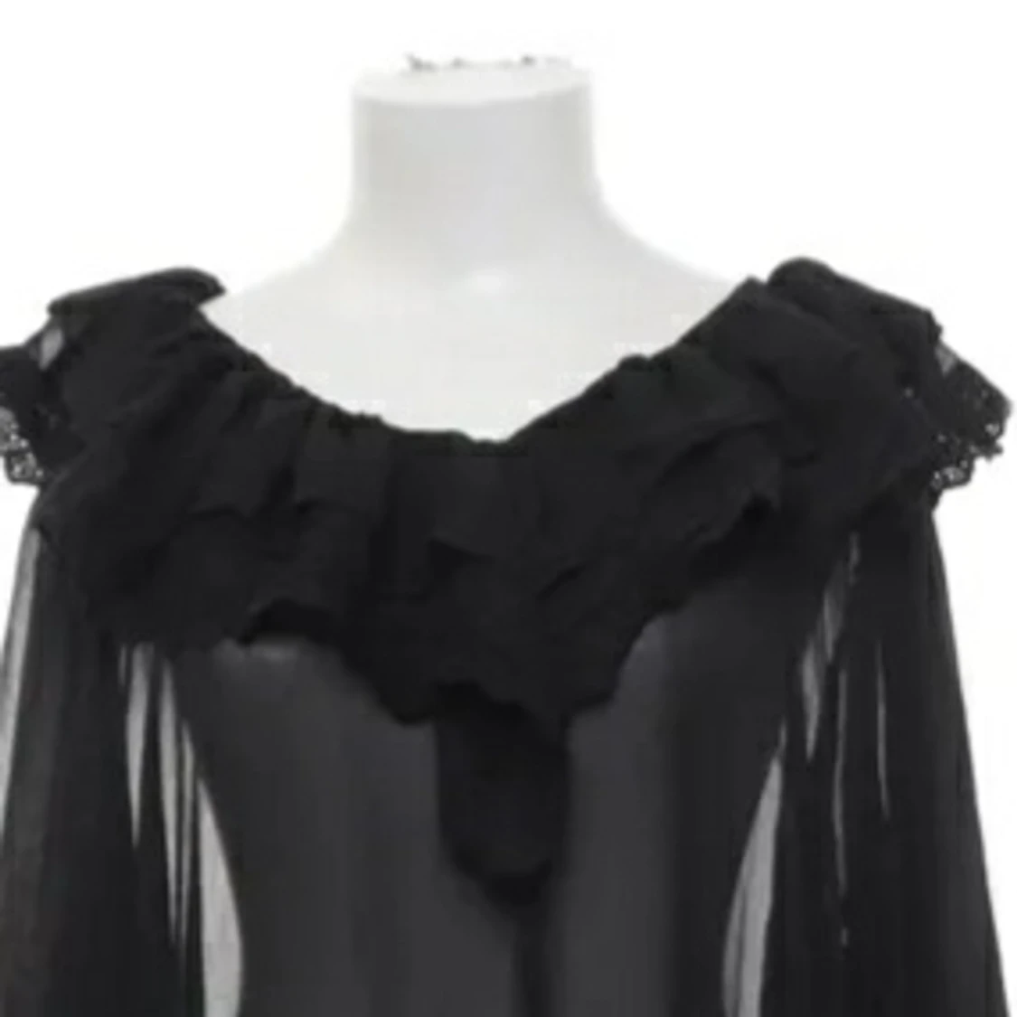 Underbar Vacker Svart Klänning - 91