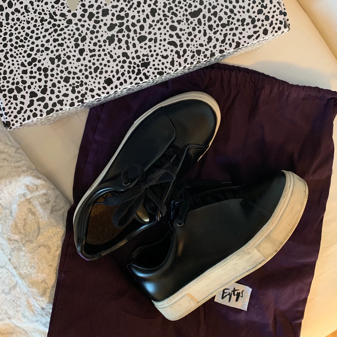 Eytys Doja Black Leather  - 90