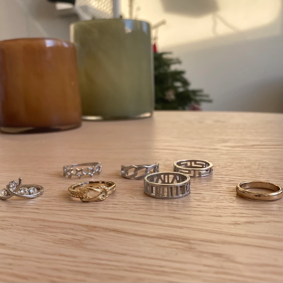 Ringar, ej äkta guld/silver  - 90