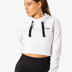 Hoodie ICIW - Snygg croppad hoodie från ICANIWILL! Bara använt ett par gånger men har insett att jag inte är bekväm i korta tröjor på gymmet. 