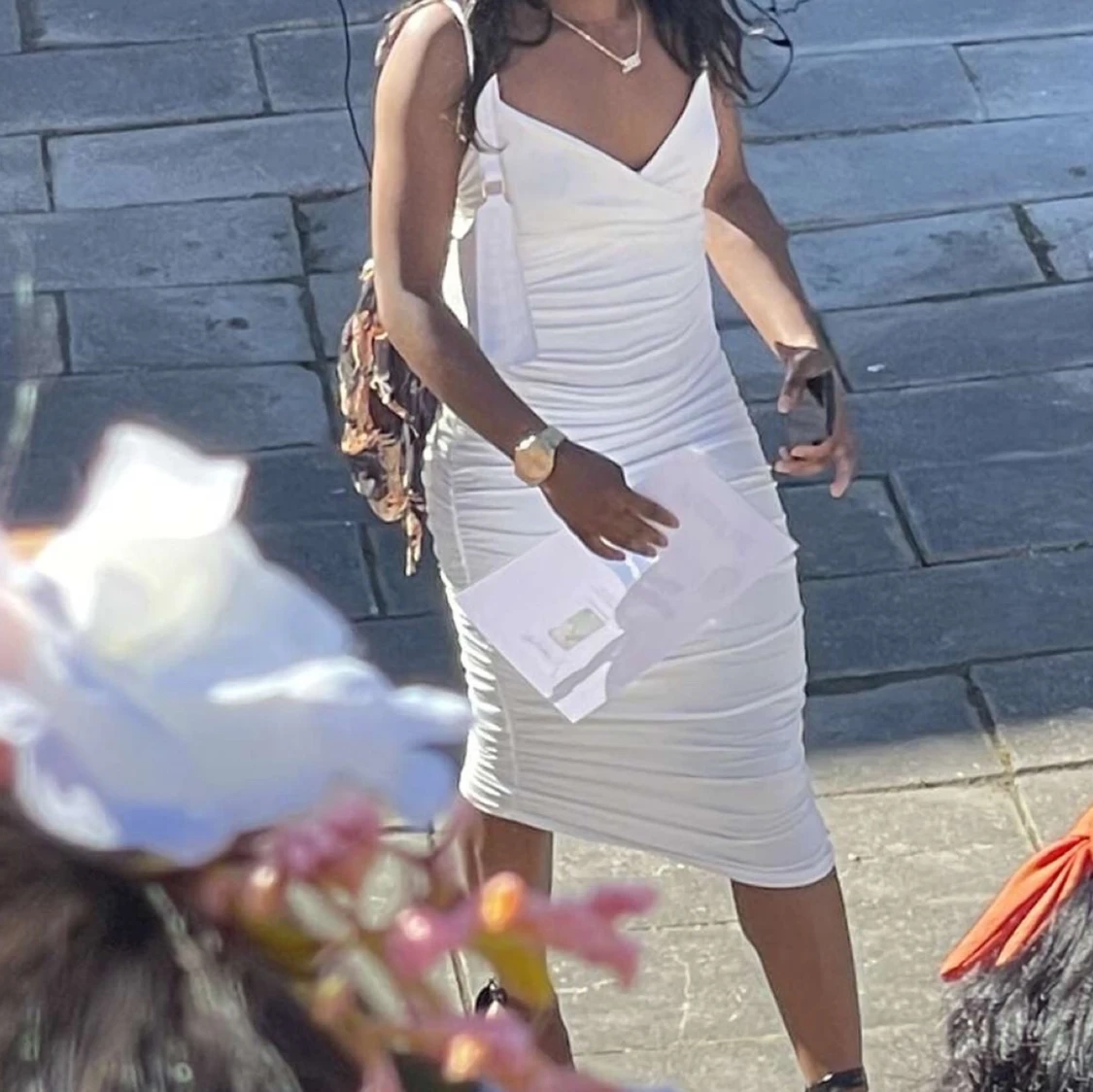 Rynkad klänning  - 90