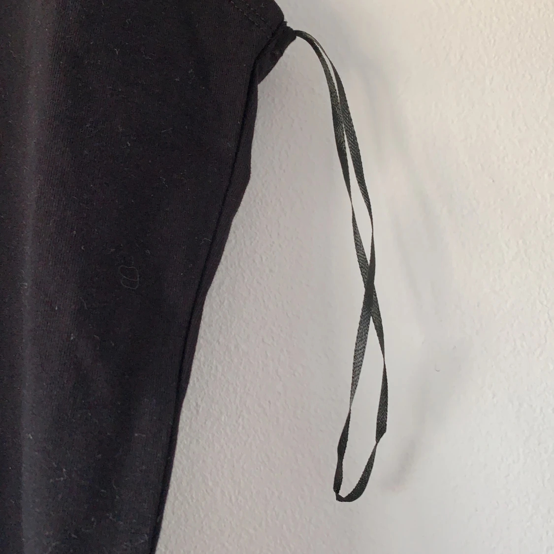 Svart linne med krage - 91