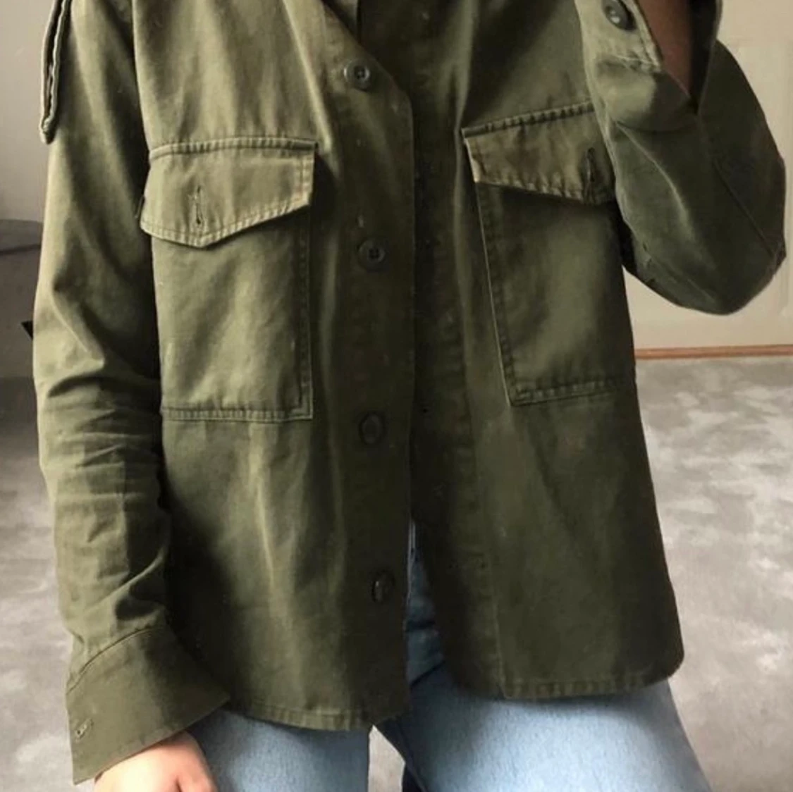 Grön jacka  - 90