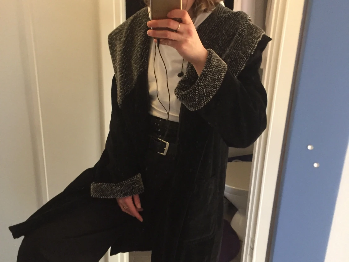 Tvär fet Scandinavian look kappa