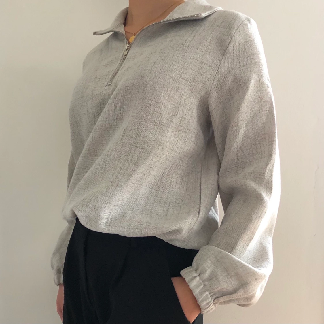 Sweatshirt dragkedja - 91