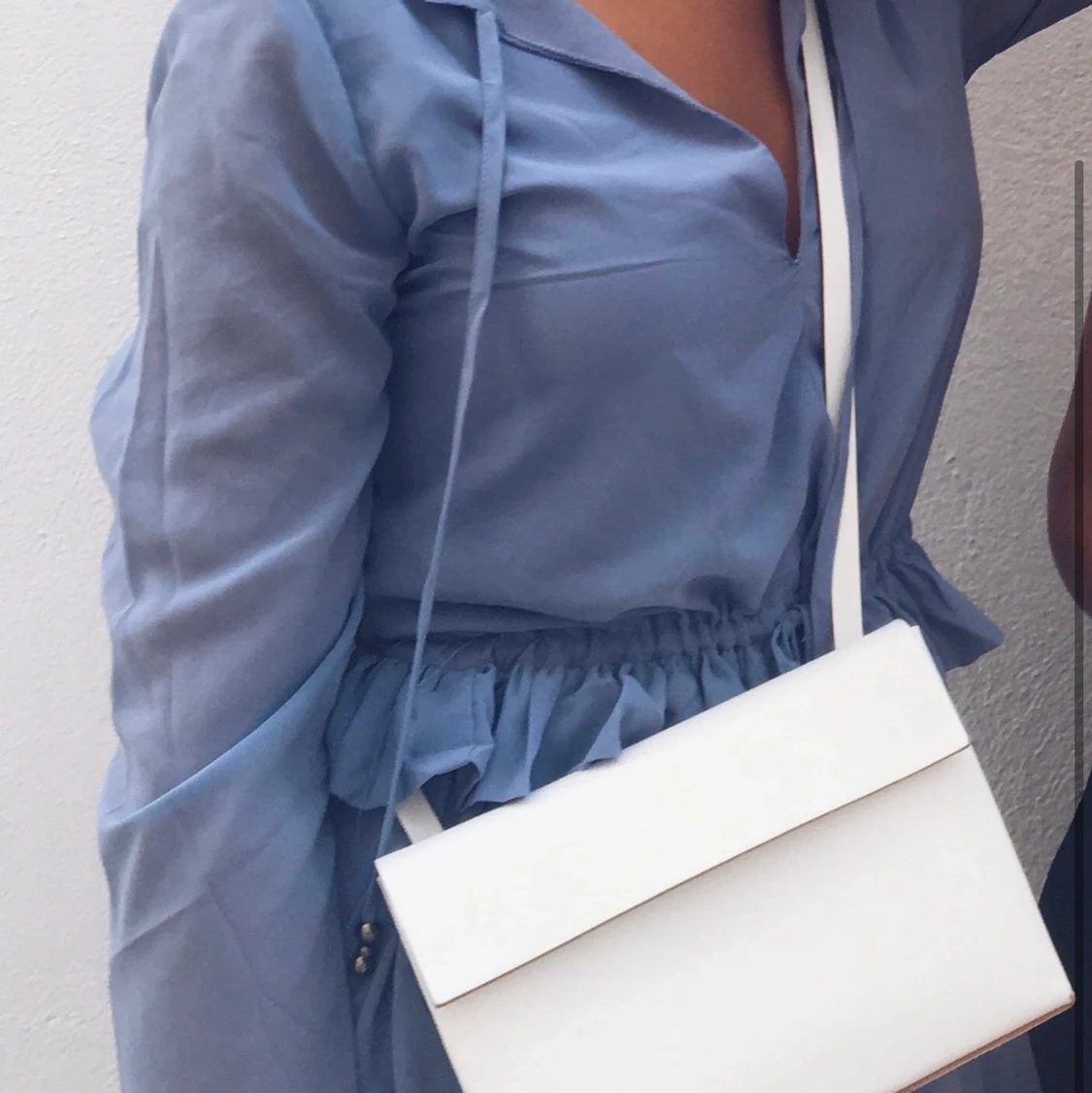 Ljusblå klänning - 90