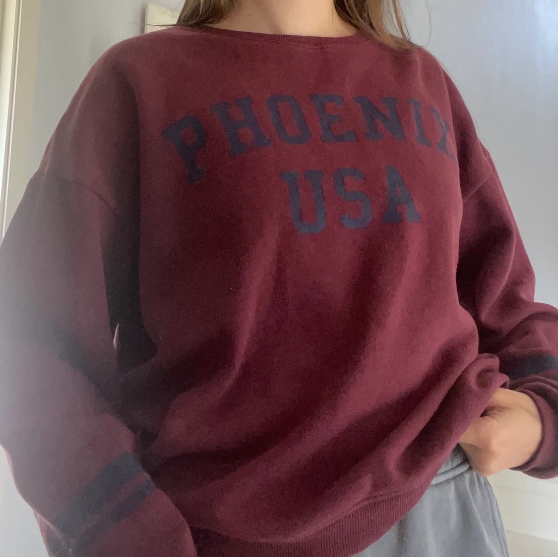 Oversized collegetröja