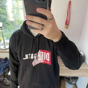 Svart Disel hoodie - Svart disel hoodie. Säljer pågrund av dålig använding. Inte sliten och är i väldigt bra skick!