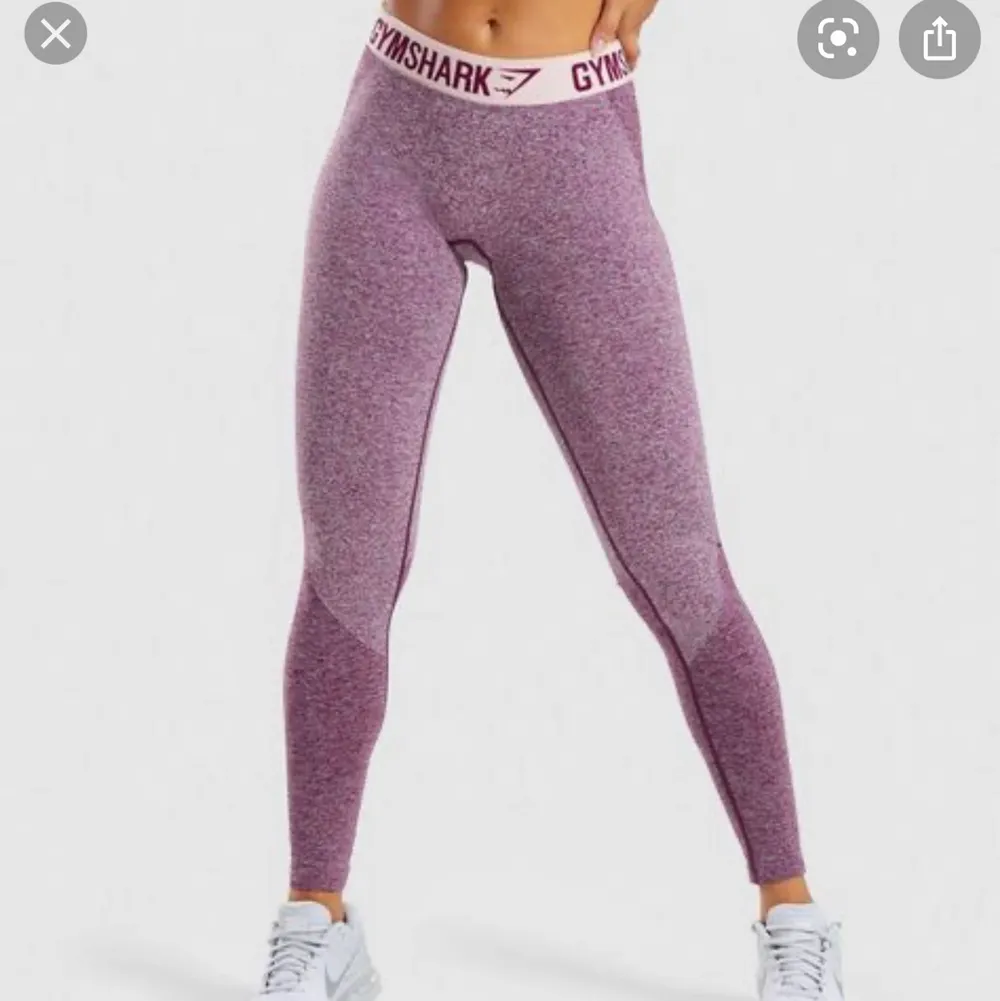 Gymshark leggings i strl S rosa, använda cirka 4 gånger Max. Modellen flex leggings 💞💕⚡️. Jeans & Byxor.