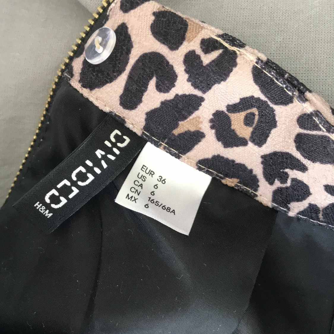 Leopard kjol 36 - 91