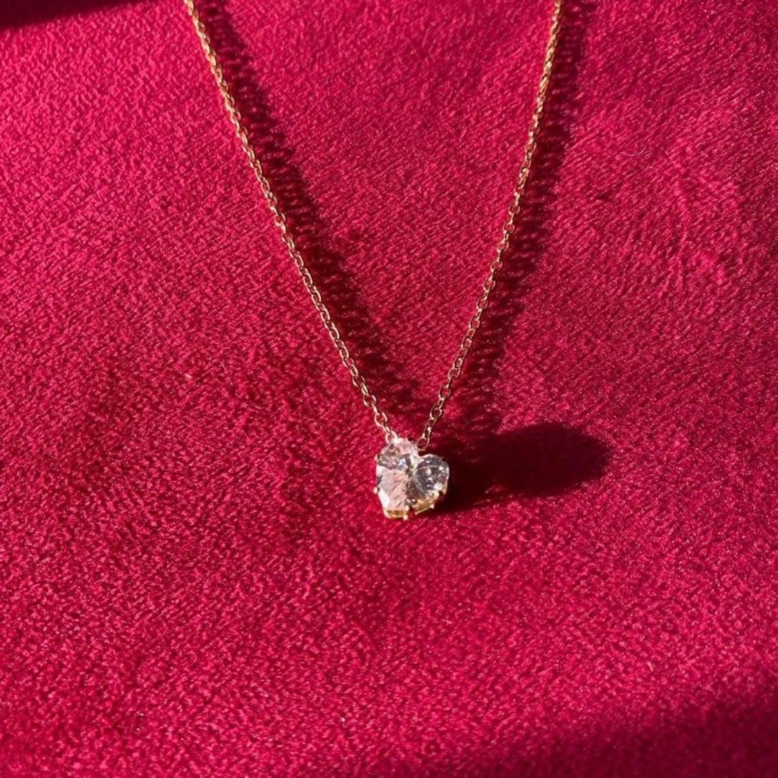 Hjärt halsband💕 - 90