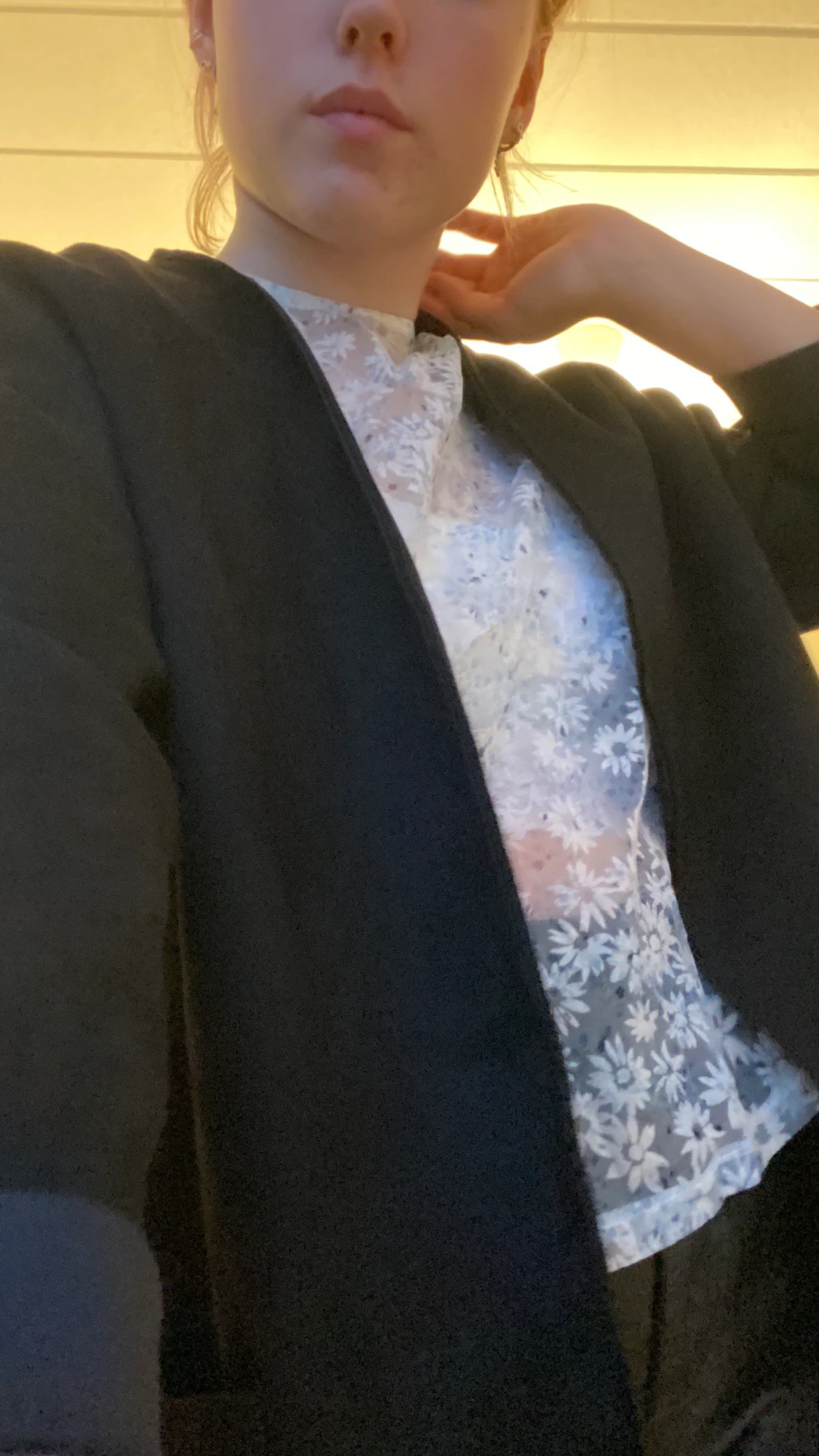 Höstjacka i mockamateriell - 90