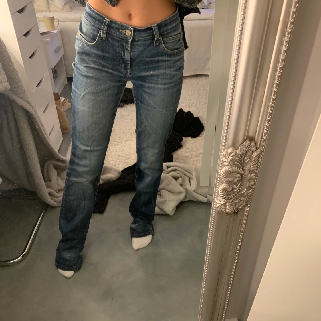 Lågmidjade jeans