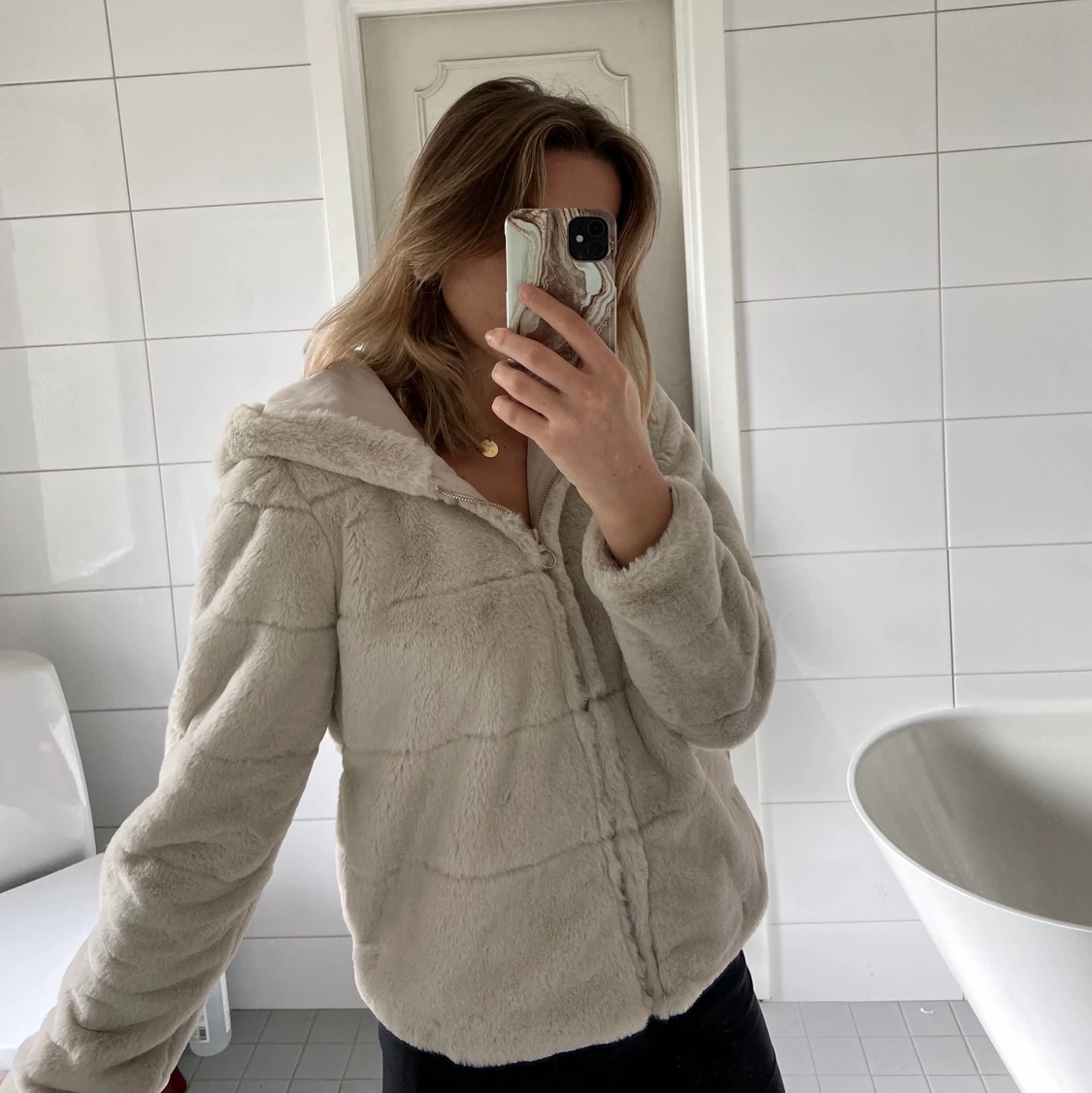 Fluffig jacka - 91