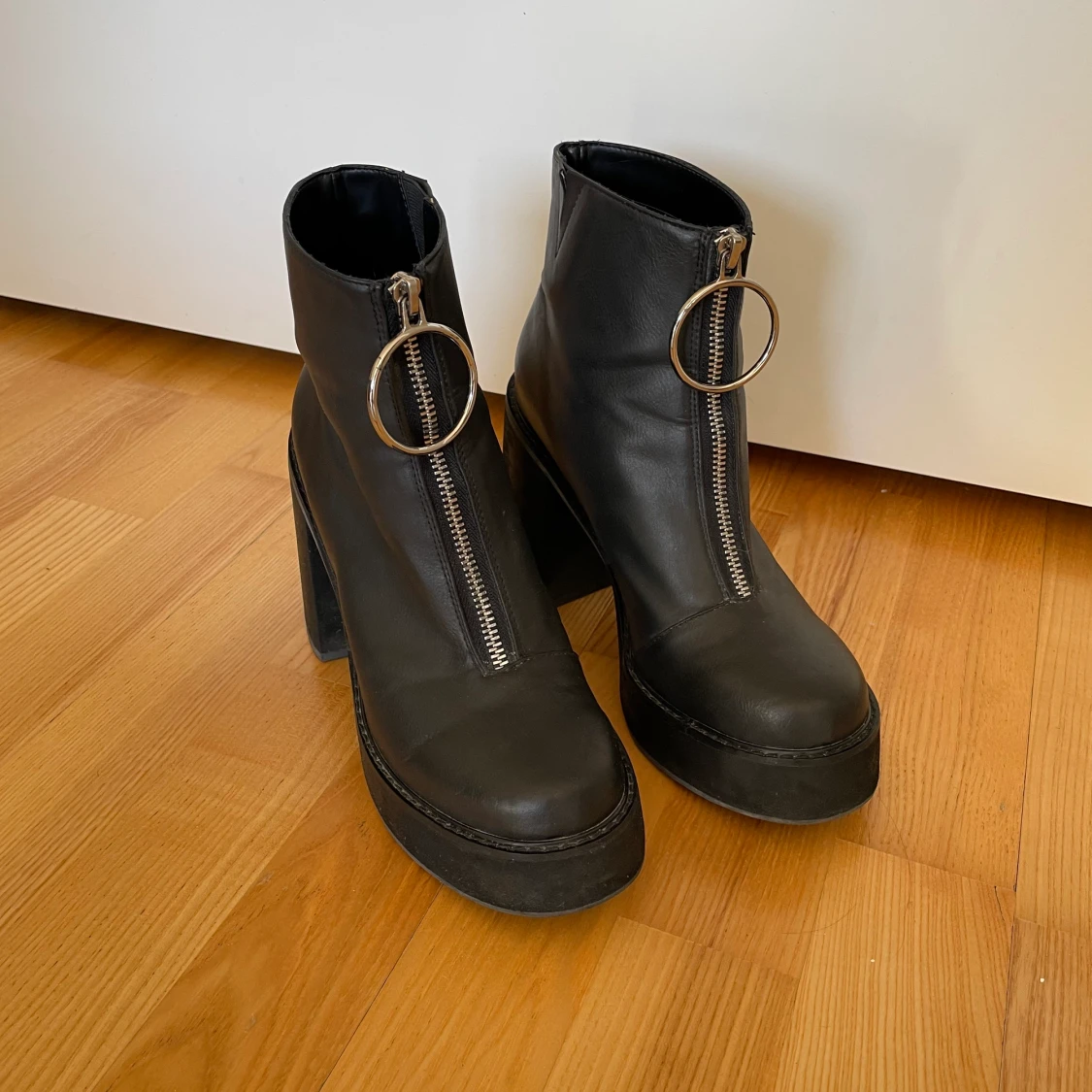 Current mood chunky boots vegan leather