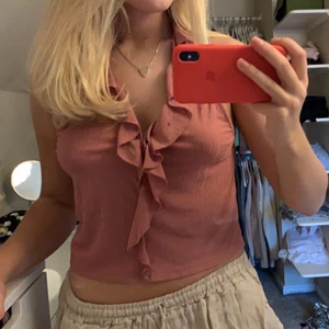 Rosa volang topp  - Jättefin sommartopp i bra skick 