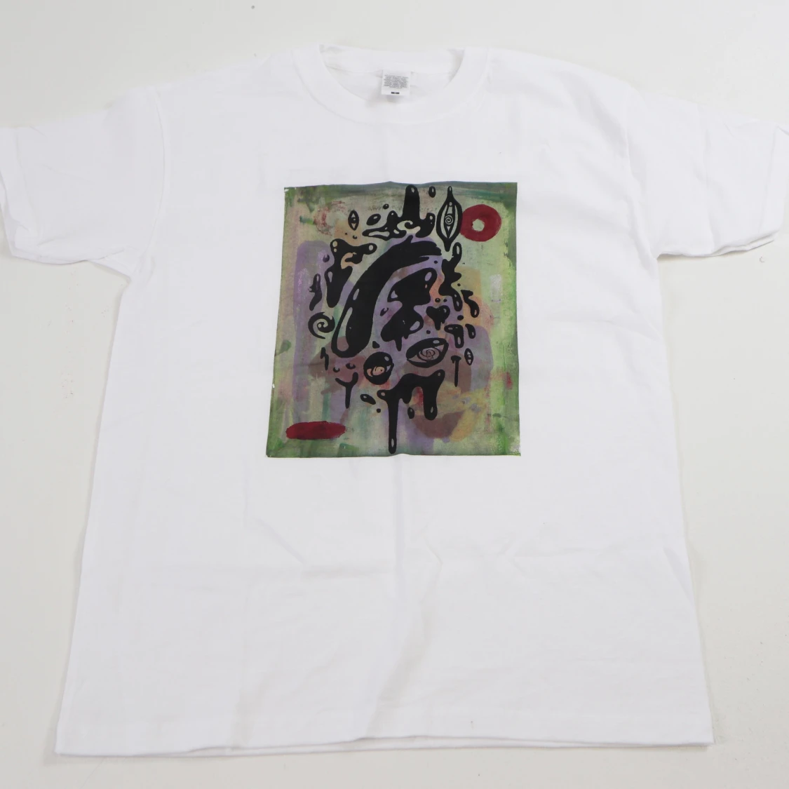 Lila & grön screentryck