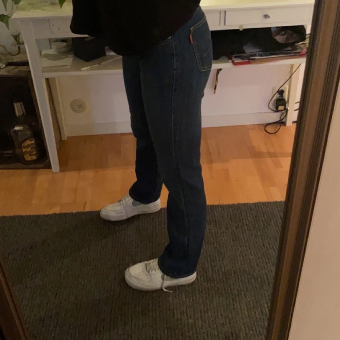 Blå jeans storlek s