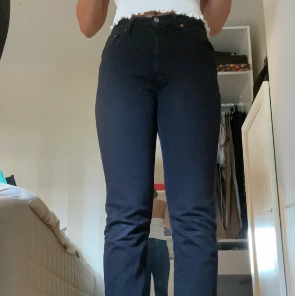 Levis 501 jeans svarta strl M