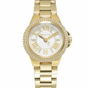 Äkta Michael Kors klocka och armband  - Michael Kors klocka och armband. Armbandsbredd ca 1,5 cm, höljesdiameter ca 3 cm, höljeshöjd ca 0,7 cm. Nypris: 3.373:- Mitt pris: 2.000:-