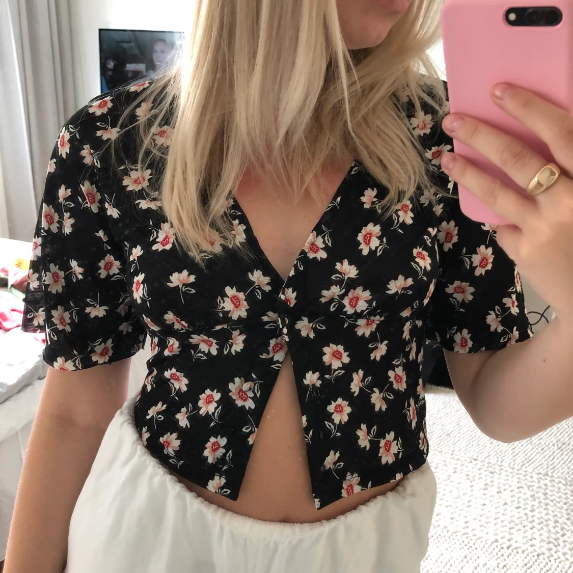 Blommig topp 🌻 - 90