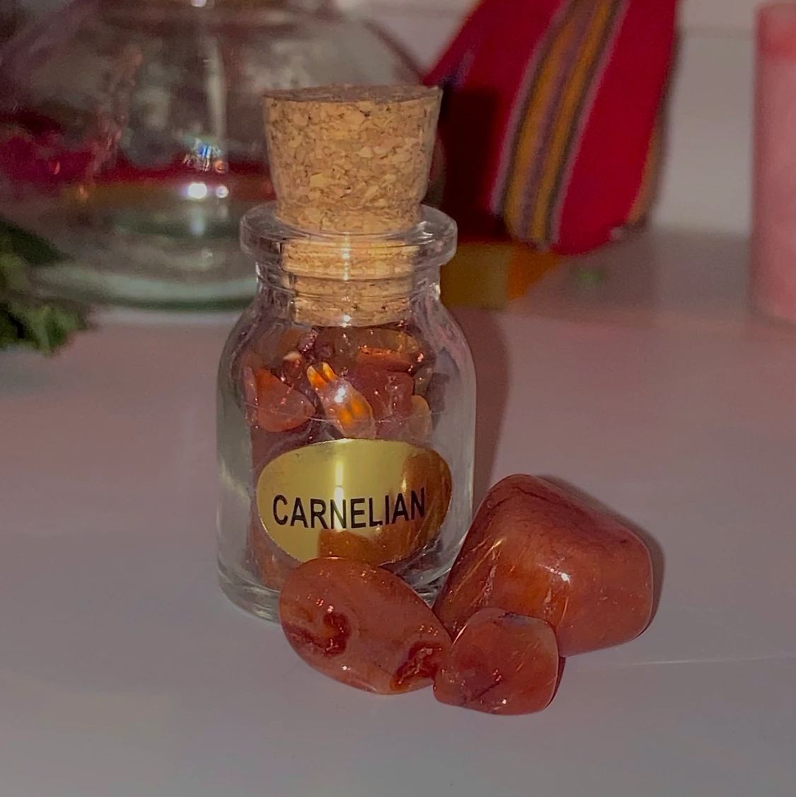 Carnelian kristaller🧡