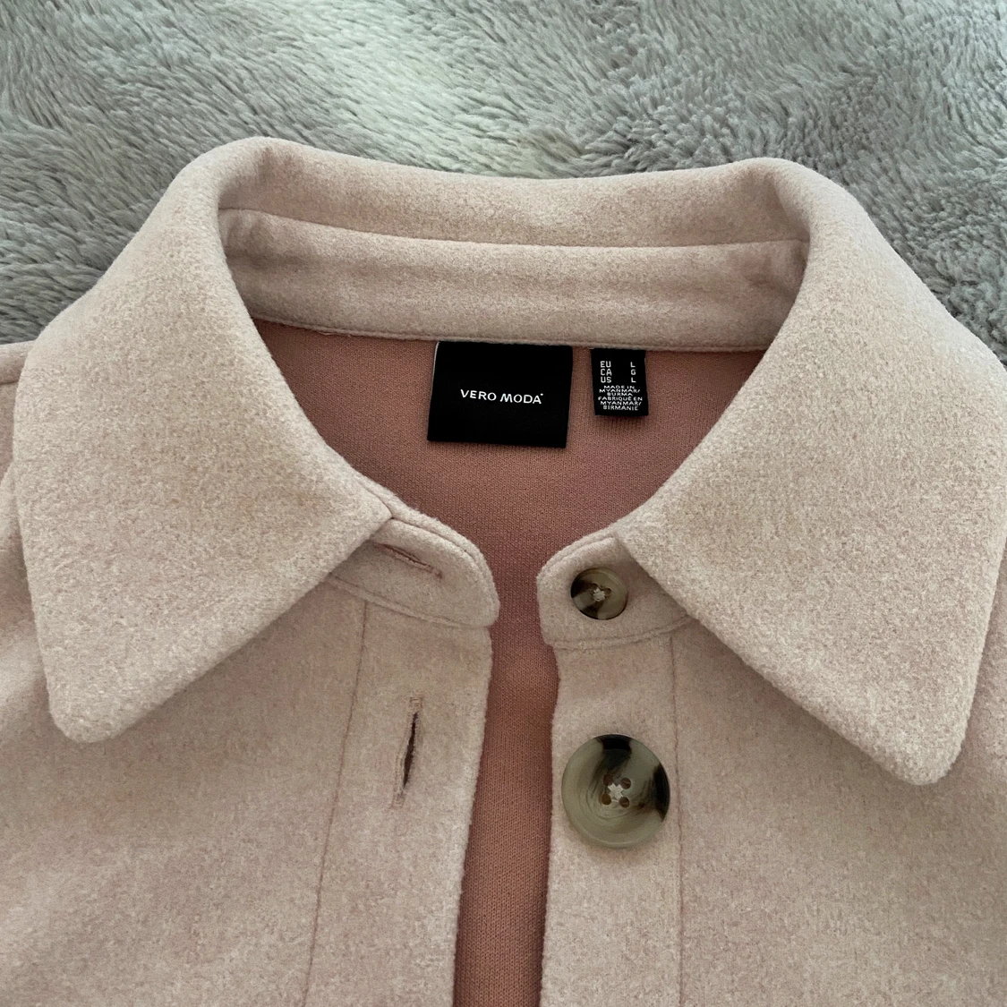 Rosa filt jacka  - 91