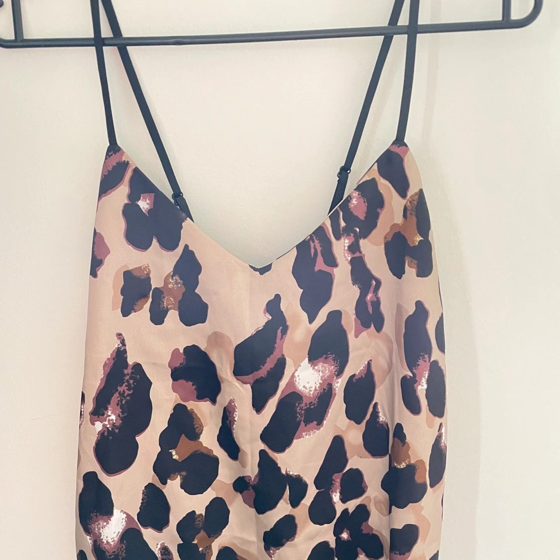 Fint leopardlinne i silke