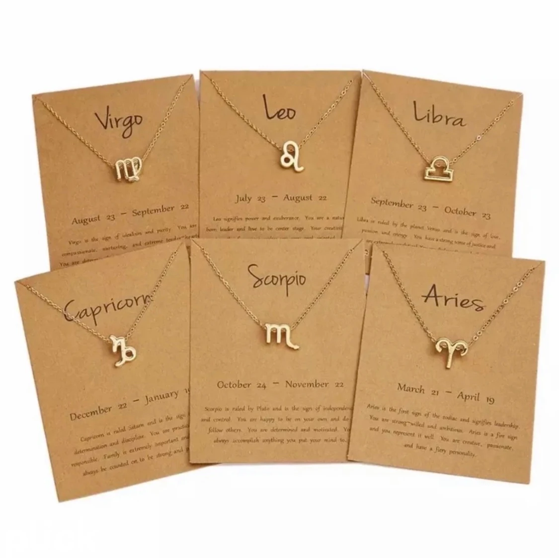 Stjärntecken halsband 