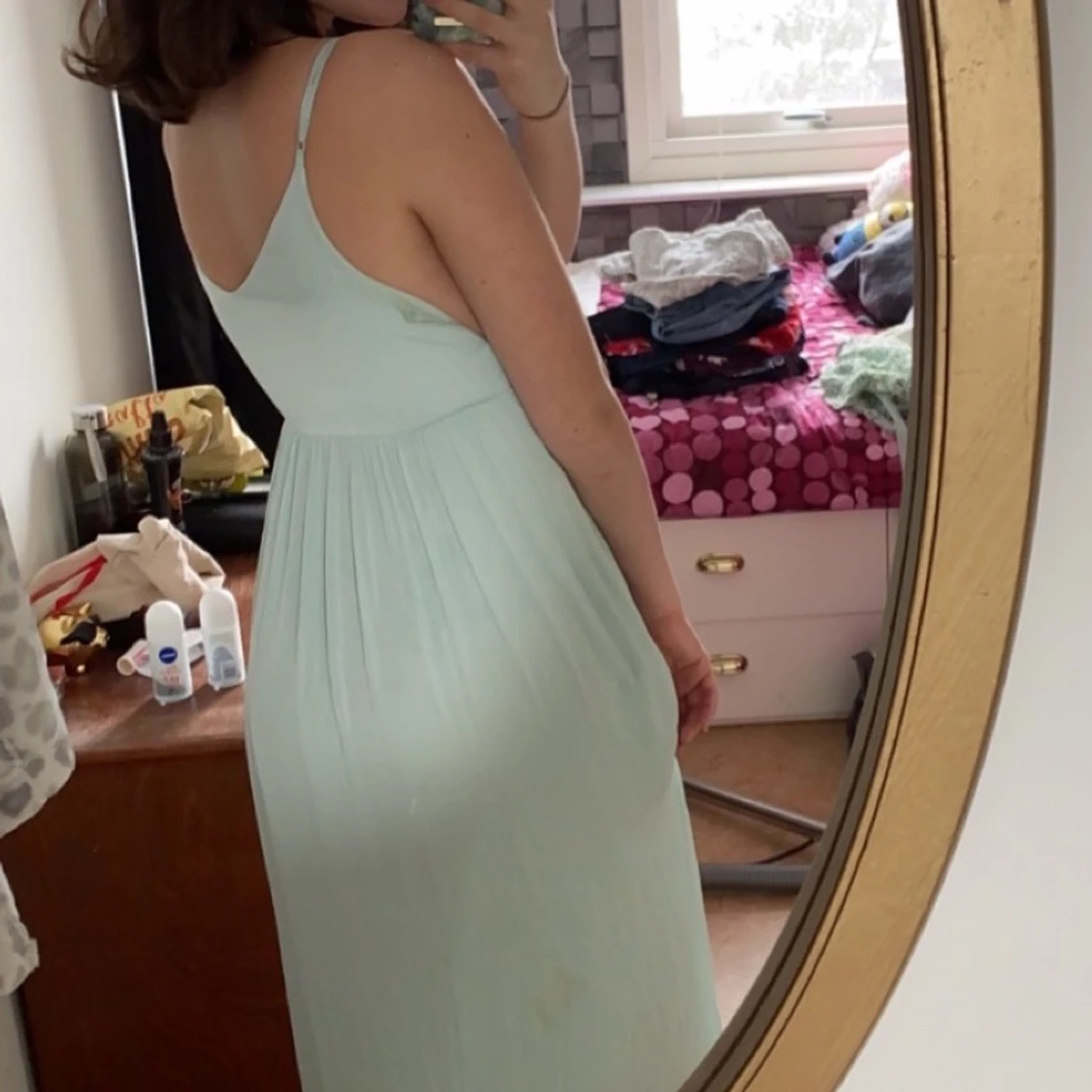 Mintgrön klänning - 90