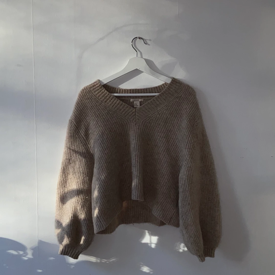 Kofta ljusbrun i ull