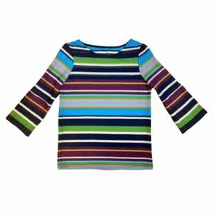 Randig tröja - Söt tröja med utsvängda armar i lite tunnare material! Fint skick, står ingen storlek men skulle tippa på S-M! 🤍 DM vid frågor osv! 