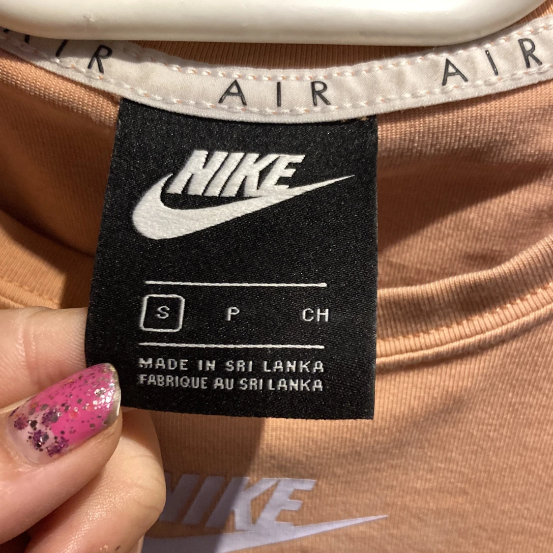 Nike air croppa t-skorte Pitch farge  - 91