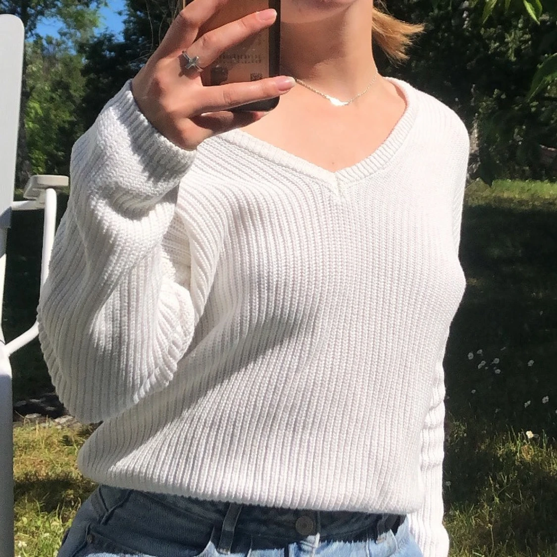 Stickad tröja  - 91