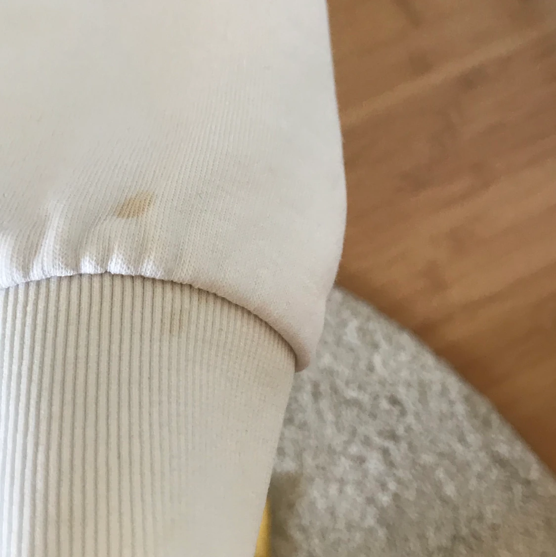 Vit/beige hoodie XS - 91