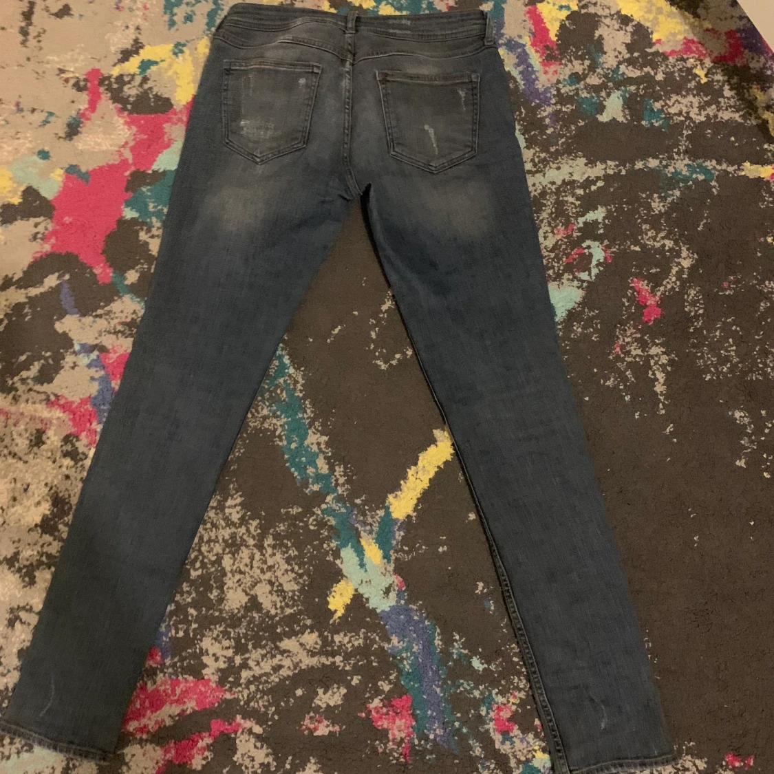 Blågråa jeans - 90