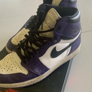 jordan 1 court purple og - Väldigt använda kan tänka mig släppa billigt 